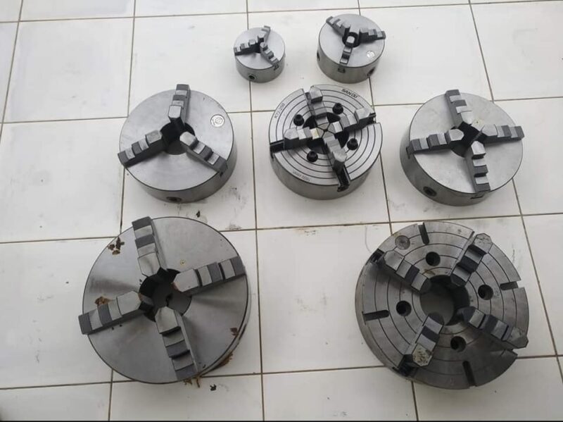 Lathe Chucks & Lathe Tail Live Center.