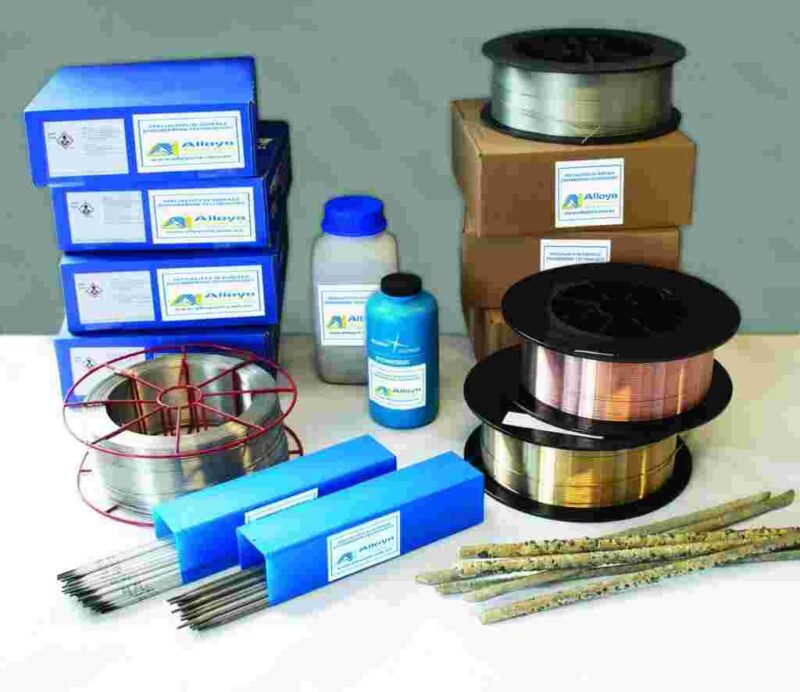 Welding consumables for Stainless, Mild steel, 680, Aluminum, Cast, Low & High Hydrogen.